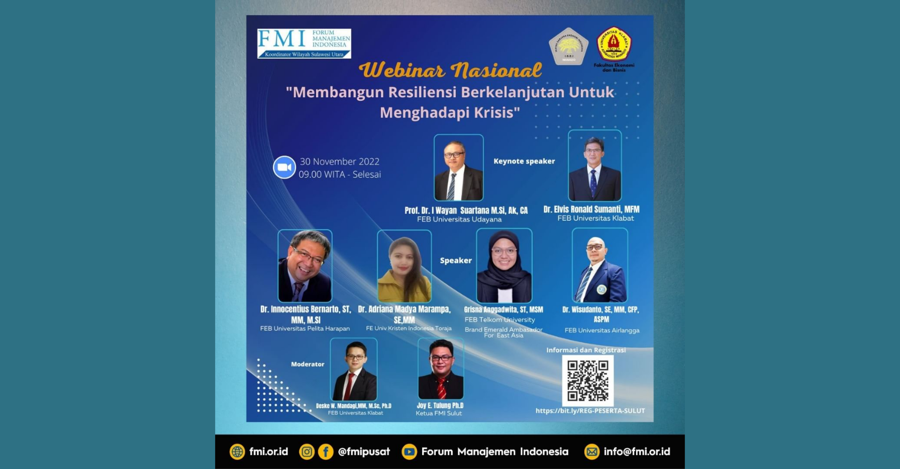 PUSPAS UNAIR Menjadi Kolaborator dalam Forum Manajemen Indonesia Menyongsong Kesiapan Krisis Ekonomi
