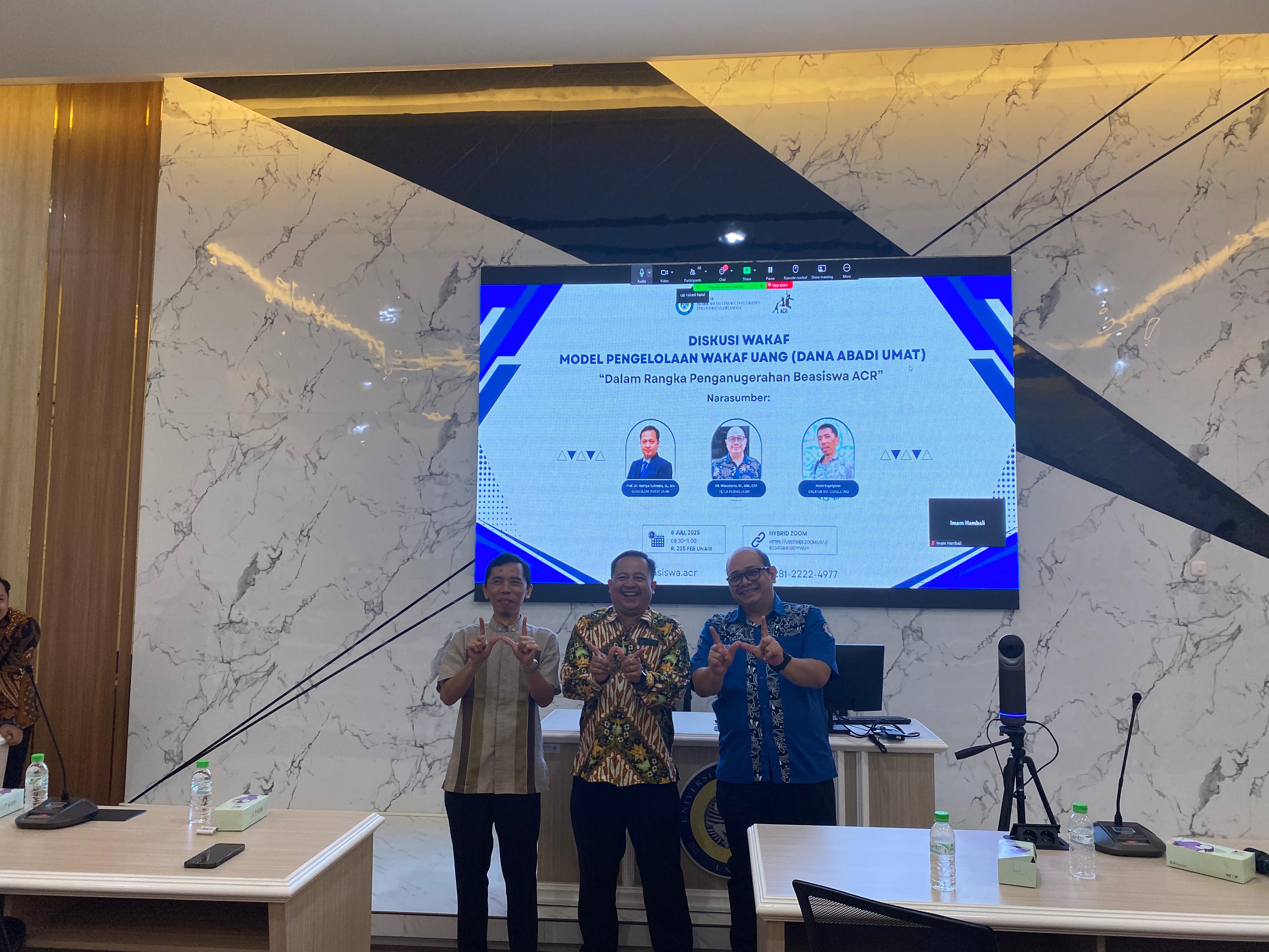 Diskusi Wakaf bersama para Pakar