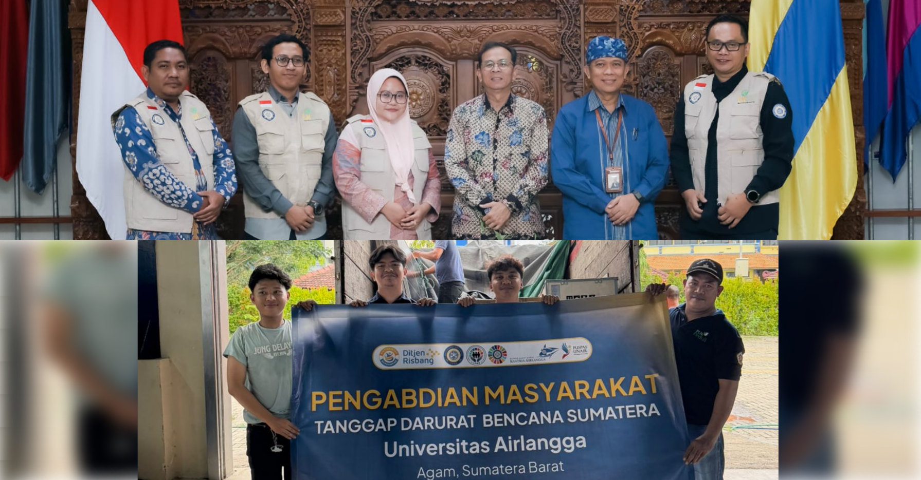 Salurkan Kebaikan, PUSPAS UNAIR Melakukan Galang Donasi untuk Sumatera